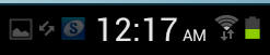 Status bar
